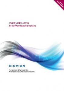 Quality Control Services for the Pharmaceutical Industry