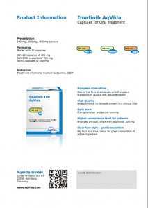 Imatinib AqVida - Capsules for Oral Treatment
