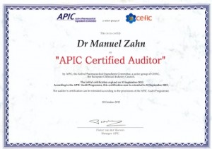Manuel Zahn - APIC Certificate