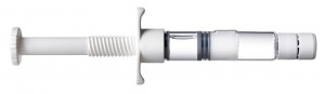 Dual Chamber Syringe Vetter Ject 2.5ml lateral