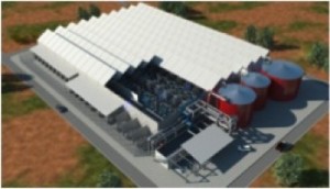 EnviroChemie Plant for the treatment of cleaned wastewater and surface water for water reuse