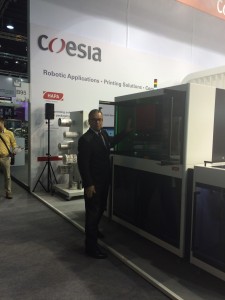 Jean-Luc Devenoge with new Hapa 862 printing system