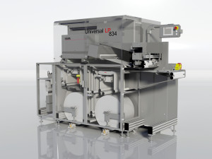 The Universal Label Printer is a fully-digital UV DOD Piezo inkjet system which combines top-of-the-class precision, accuracy and quality of white print