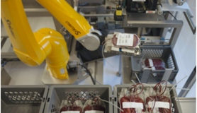 Dec Group creates fully automated blood bag handling system for Sanquin