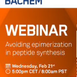 Bachem webinar on avoiding epimerization in peptide synthesis