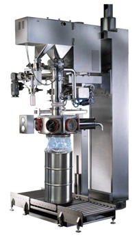 Contamination Free Filling and Emptying – Drum Containment System DCS for Solids and Liquids