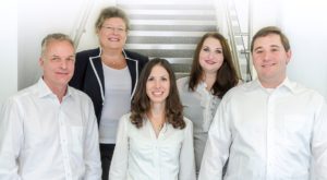 The Ritter Medical Sales Team: From left: Michael Fuchs (Sales Division Manager), Elvira Schepp (Sales Administration), Melanie Wendel (Key Account Manager), Corinna Friedrich (Sales Administration) and Andreas Rauch (Key Account Manager).