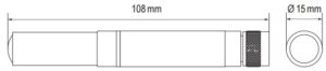 HC2A-S polycarbonate probes are 23mm longer than previous HC2 versions while The HC2A-SM stainless steel probes are 2mm shorter