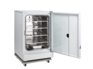 NuAire NU-5820 humidity-controlled CO2 incubator features Rotronic relative humidity, CO2 and temperature sensors 