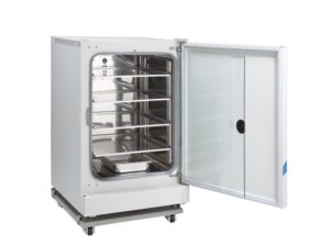 NuAire NU-5820 humidity-controlled CO2 incubator features Rotronic relative humidity, CO2 and temperature sensors