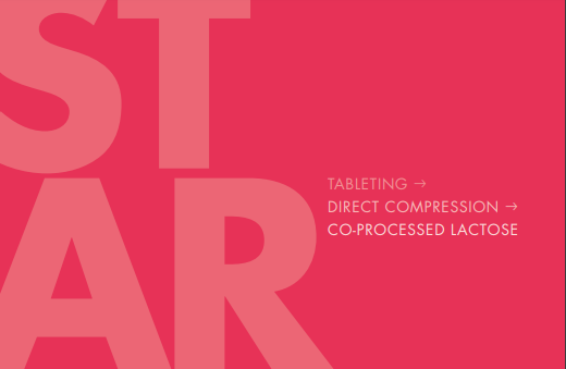 Co-processed lactose grades for direct compression – StarLac®