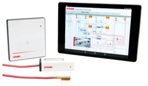 Rotronic Legionella HVAC starter kit contains all components needed to monitor water temperature in system