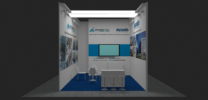 Design for Pharmadule-Morimatsu stand at ACHEMA 2018