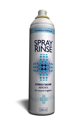 45346Aurena Spray Rinse: Saline-based wound cleansing and irrigation for Private Label