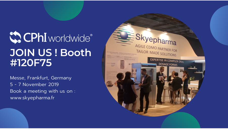 Skyepharma to unveil strengthened CDMO offering at CPhI Worldwide