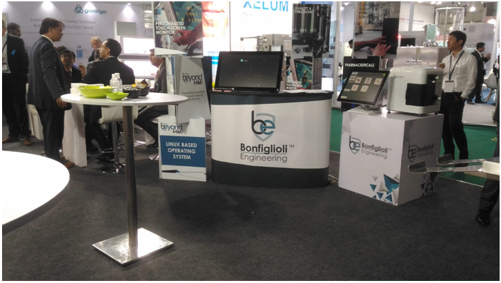 Bonfiglioli Engineering LASERCUBE and HMI star at CPhI India
