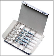 Packaging for prefilled syringes
