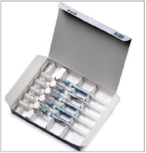 45467Packaging for prefilled syringes