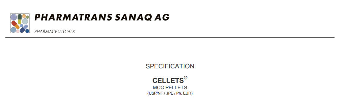 Cellets® MCC Pellets