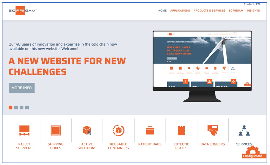 Sofrigam meets new challenges with re-engineered web presence