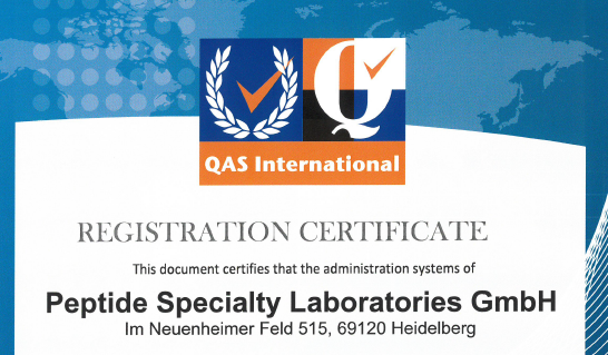 PSL – ISO 9001:2015 Certificate