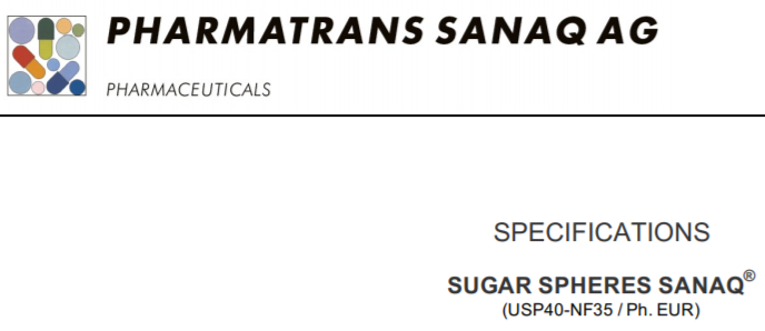 Sugar Spheres SANAQ®