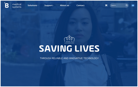 B Medical Systems’ new website provides faster access to life-saving technologies