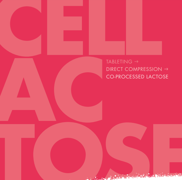Co-processed lactose grades for direct compression – Cellactose® 80
