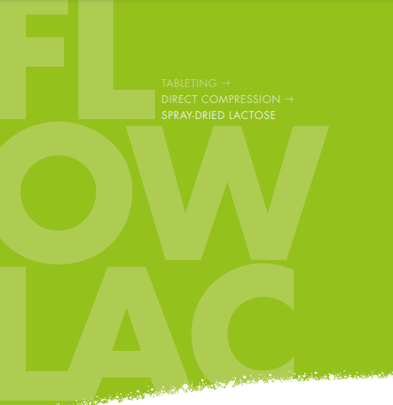 Spray-dried lactose grades for direct compression – FlowLac®