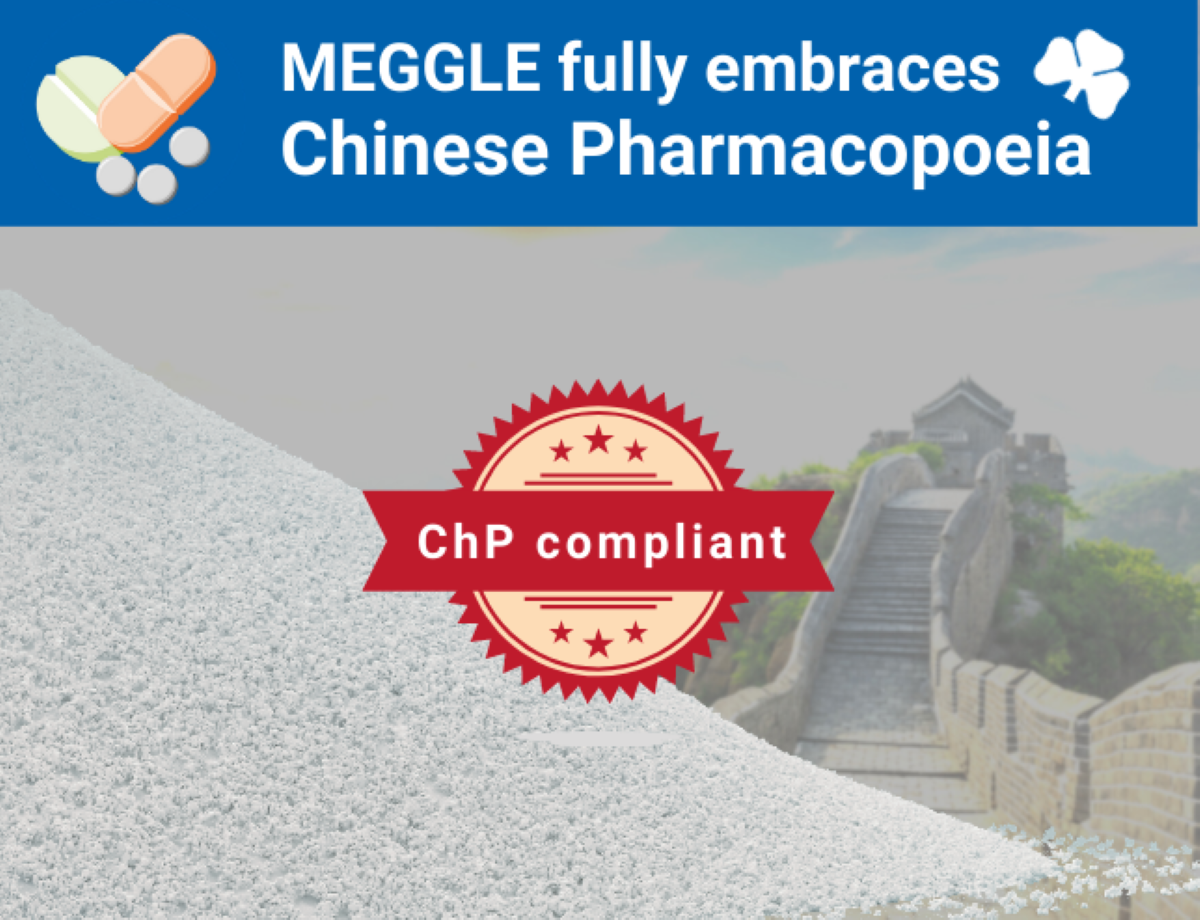 MEGGLE fully embraces Chinese Pharmacopoeia