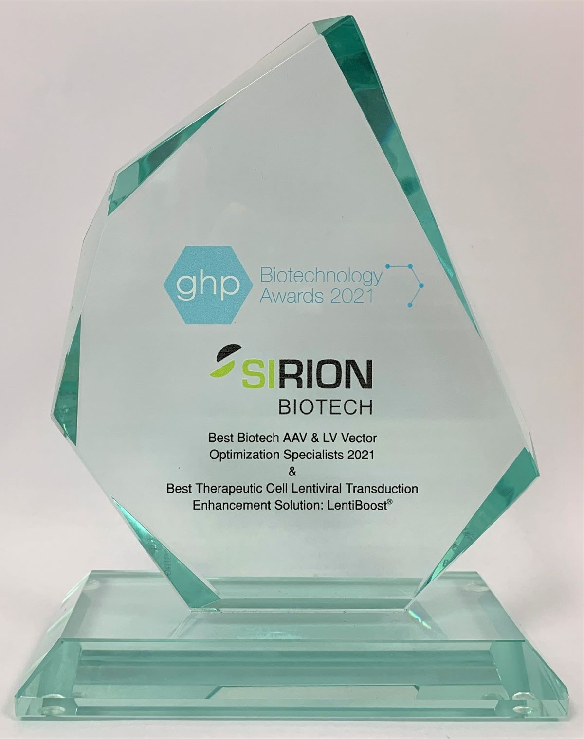 SIRION Biotech scoops double GHP Biotechnology Awards for 2021