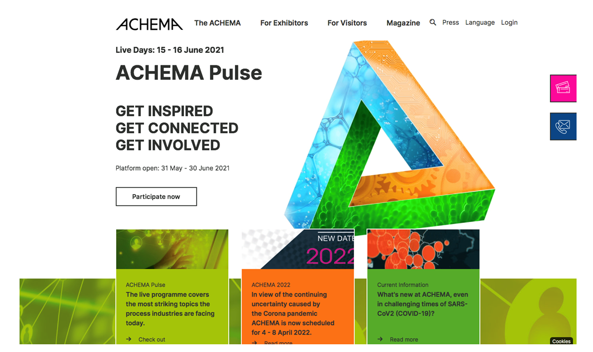 Rommelag online at ACHEMA Pulse