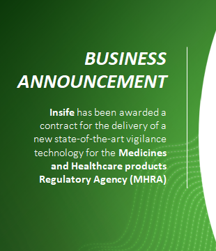 Insife awarded contract to deliver state-of-the-art vigilance technology platform for the MHRA