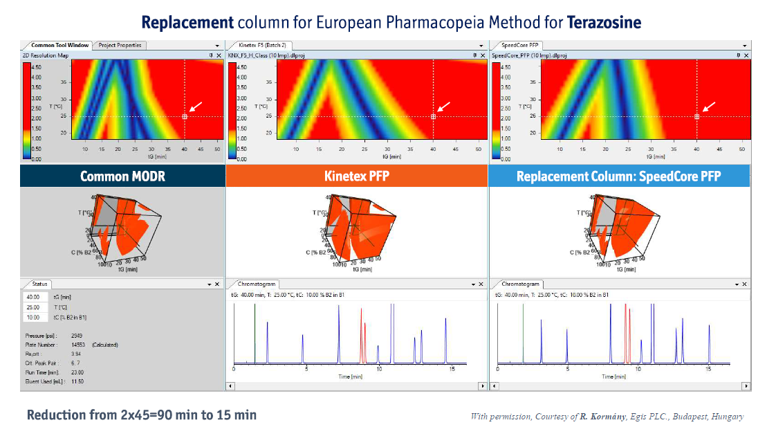 Studies confirm MOLNÁR-INSTITUTE DryLab® provides flexible in-silico choices in HPLC design space modelling