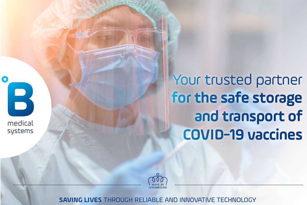 B Medical Systems – Your trusted partner for the safe storage and transport of COVID-19 vaccines