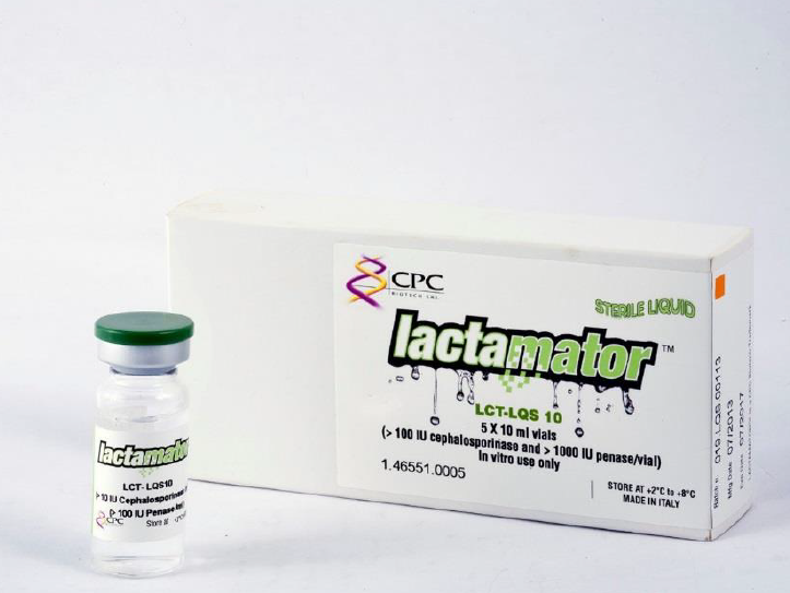 CPC Lactamator™ solution for inactivating beta-lactam antibiotics