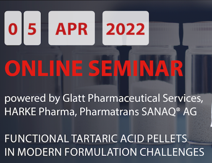 Pharmatrans hosts webinar on functional TAPs in modern formulations