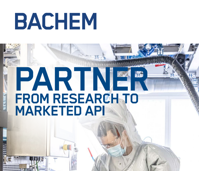 Bachem – Partner from Partner from Research to Marketed API