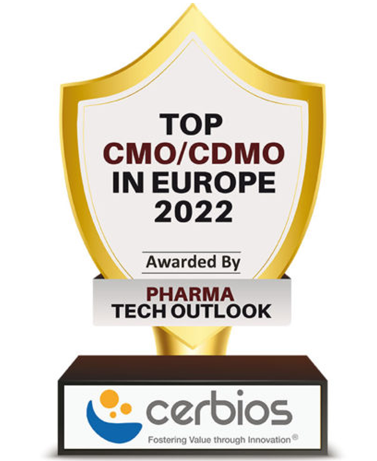 Cerbios-Pharma named as Europe’s Top CMO for 2022