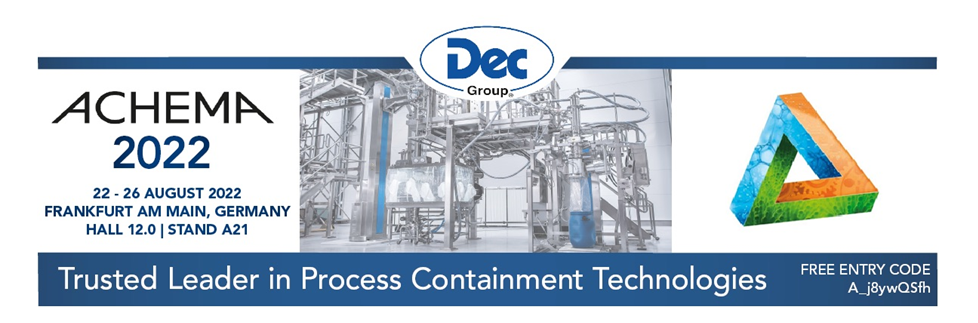 Dec Group showcases SafeDock® automated drum docking and flow chemistry solutions at ACHEMA