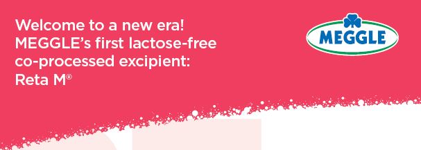 Welcome to a new era! MEGGLE’s first lactose-free co-processed excipient – Reta M®