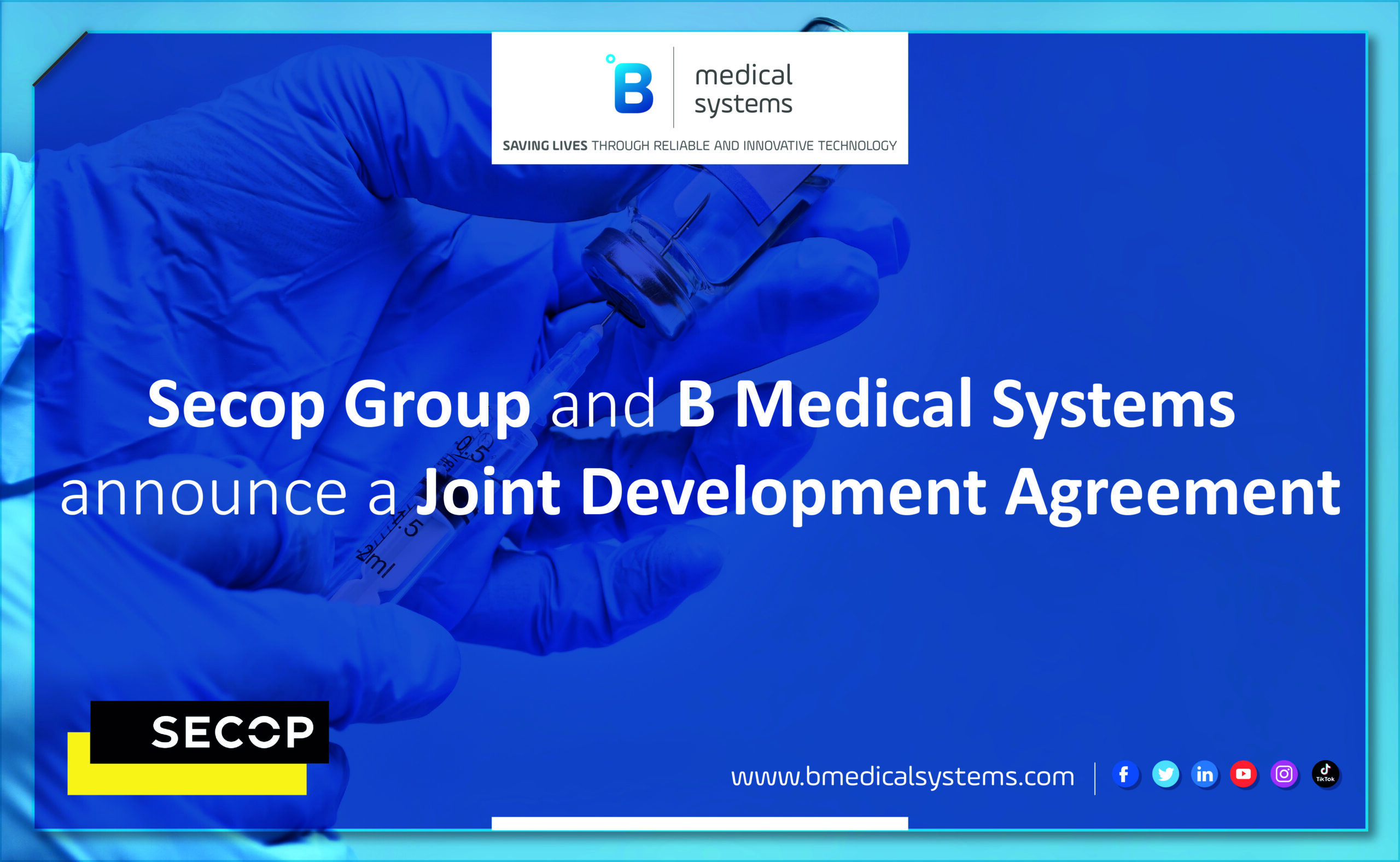 Secop Group and B Medical Systems announce a Joint Development Agreement