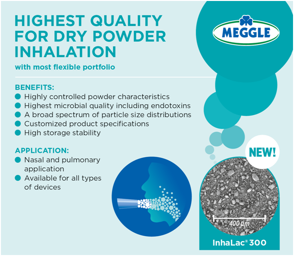 52571MEGGLE InhaLac® high quality lactose for dry powder inhalation