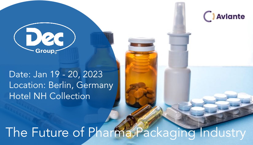 Dec Group bringing new insights on Future of Pharma Packaging to Berlin conference