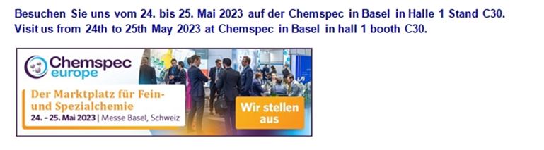 HAPILA shows advanced API development capabilities at Chemspec Europe 2023