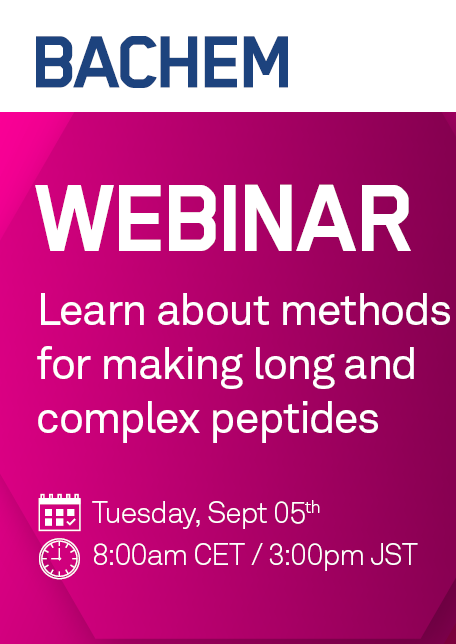 Bachem webinar on making complex peptides