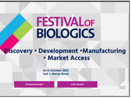Biosynth showcasing antibody, epitope mapping and peptide capabilities at Festival of Biologics Basel 2023