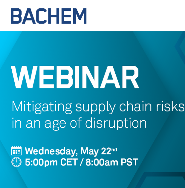 Bachem webinar on supply chain security