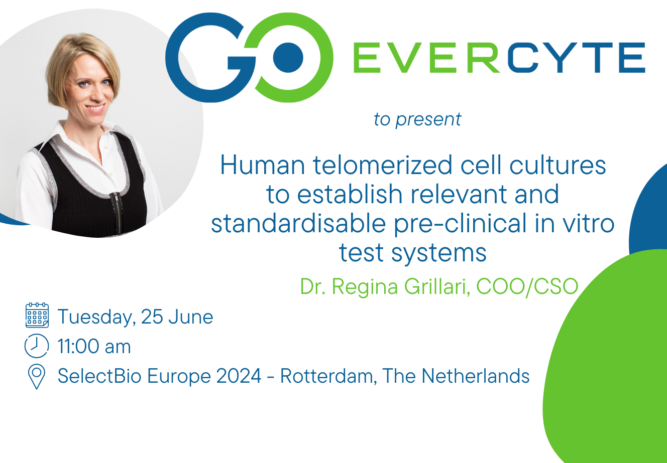Evercyte to highlight immortalized cell potential in OOAC technology at SelectBIO Europe 2024 Congress