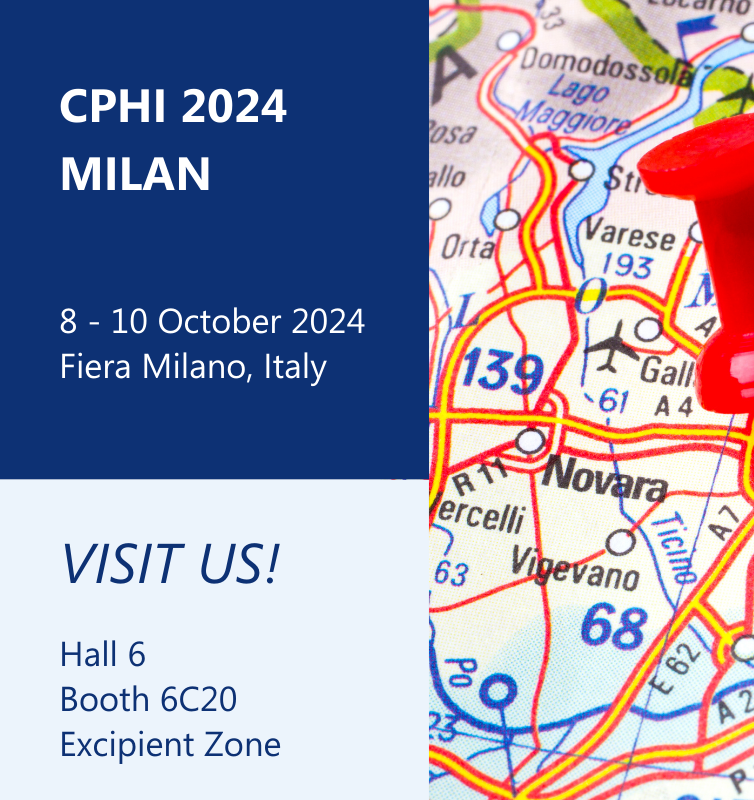MEGGLE showcasing Contract Manufacturing offers at CPHI Milan